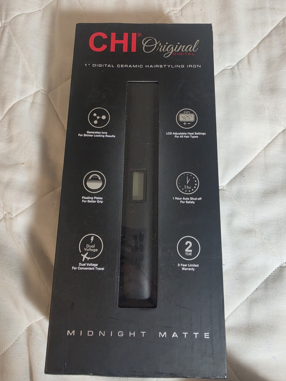 CHI Original 1" Digital Ceramic Hairstyling Iron -